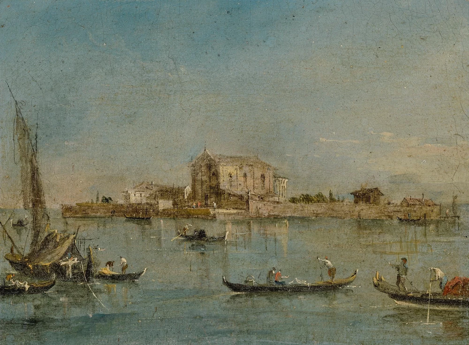 Veduta dell'isola di san Cristoforo